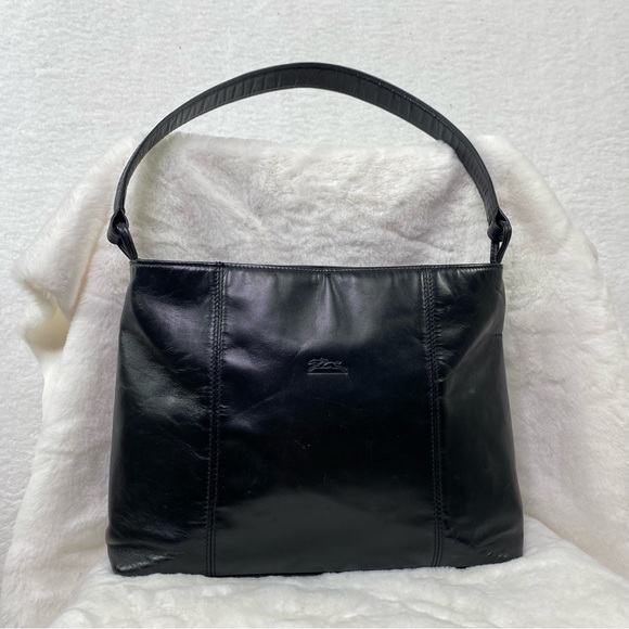 LongChamp Vintage Black Tote/Shoulder purse - Picture 10 of 13